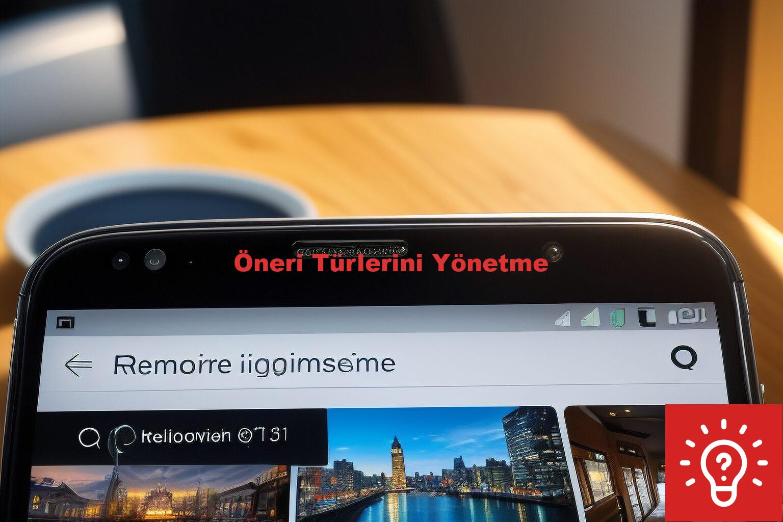 Öneri Türlerini Yönetme